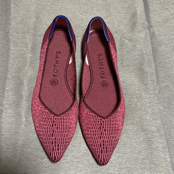 Rothy's Shoes - Rothy’s fig python points size 10